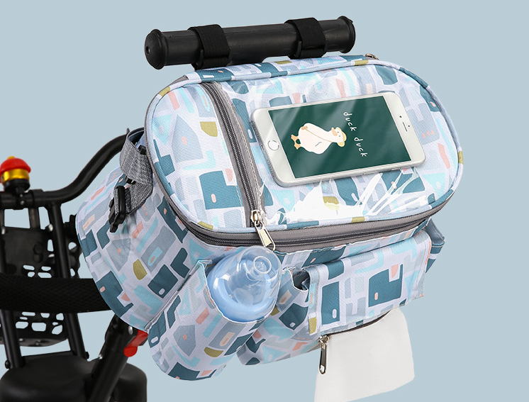On-the-Go Mom Essentials: Oxford Cloth Stroller Hang Bag - Flapzi